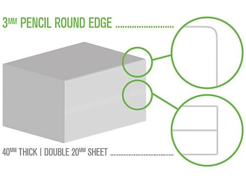 40mm Pencil Round Image — Stone Effects In Forest Glen, QLD