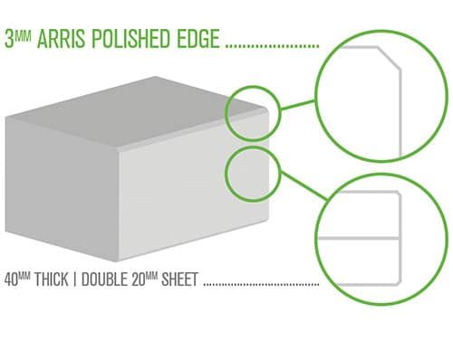 40mm Arris Polished Drawing — Stone Effects In Forest Glen, QLD