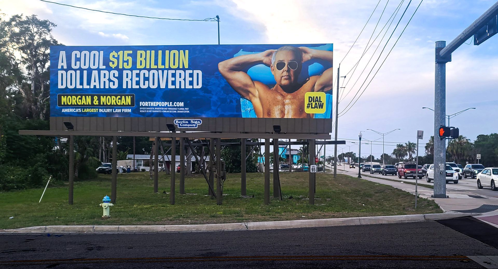A billboard that says a cool $ 15 billion dollars recovered