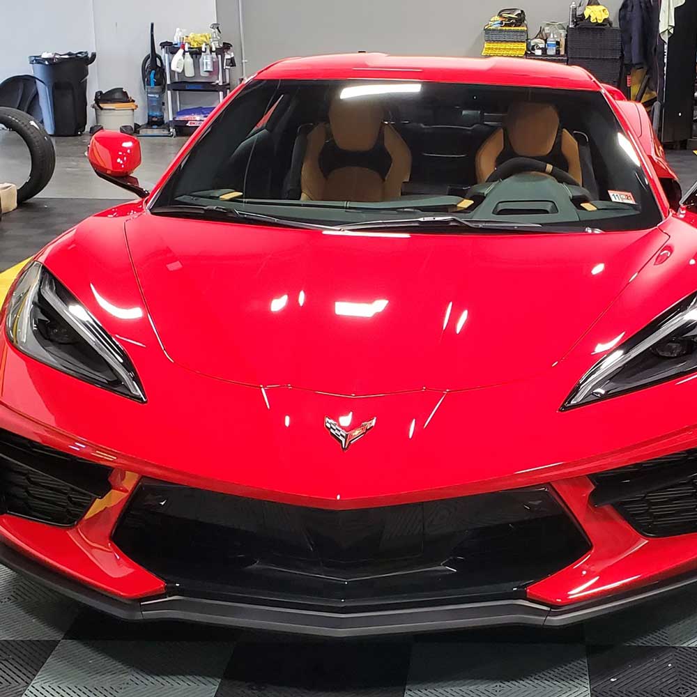 Red Shiny Sports Car — Woodbridge, VA — First Class Tint & Vinyl