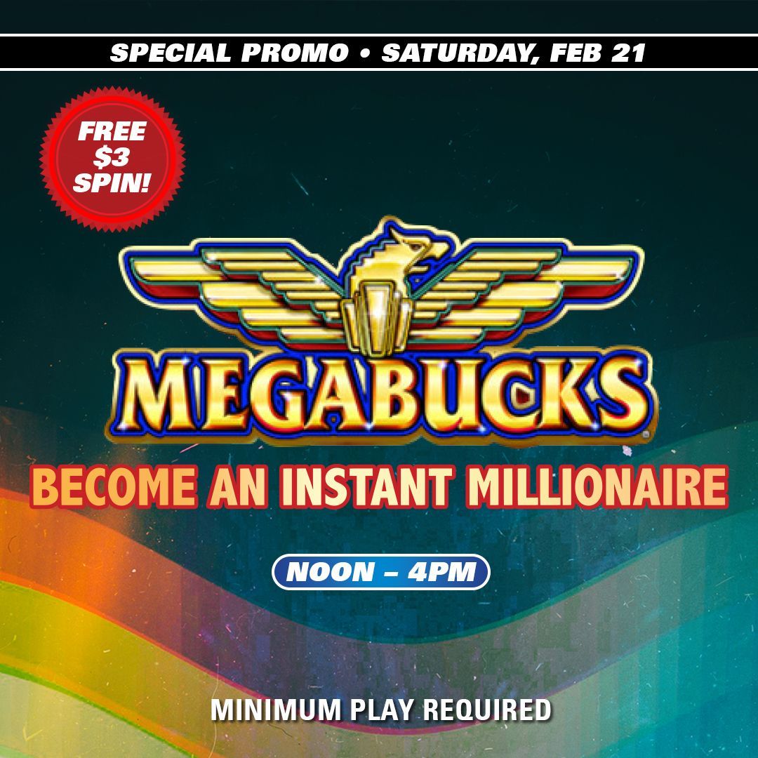 Casino promotion: Sundays & Tuesdays. Mystery Multiplier for points: 4x-10x. Swipe at kiosk. Drawings Jan 27, 5-7PM. Win up to $5,000.