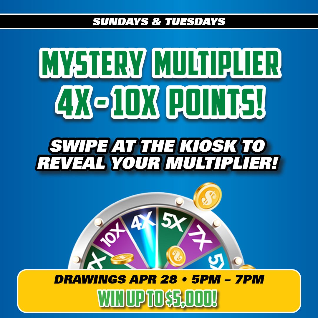 Flyer for Ladies Night and Couples Night on Wednesday, January 28, with an end-of-month drawing to win up to $500. Earn entries 5 PM - 9 PM.