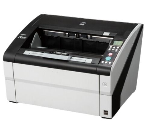 Una impresora en blanco y negro con algunos botones