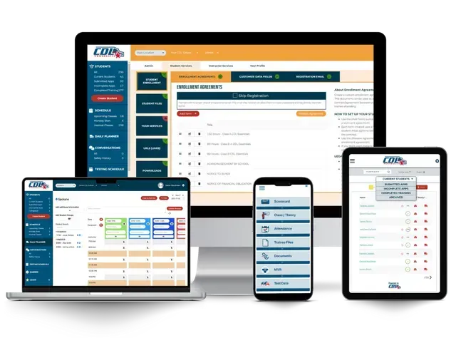 CDL PowerSuite software that allows you to do CDL training, management, and compliance.