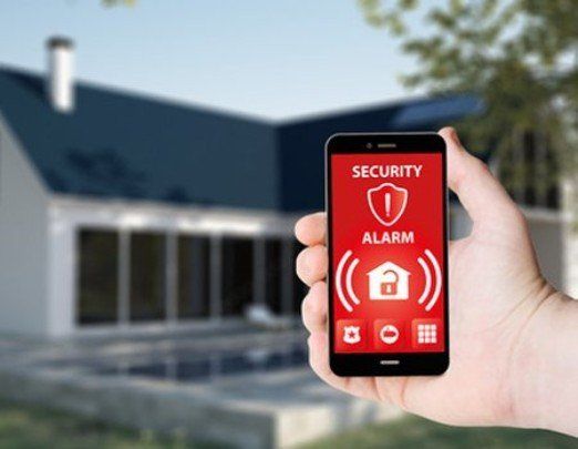 Business alarm app screen for business security by A1 Security Services