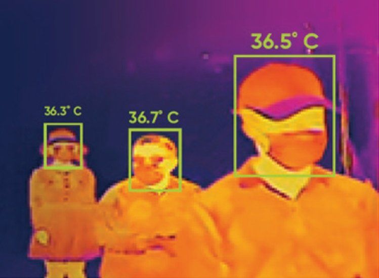 Thermal screen image for business security from A1 Security Systems