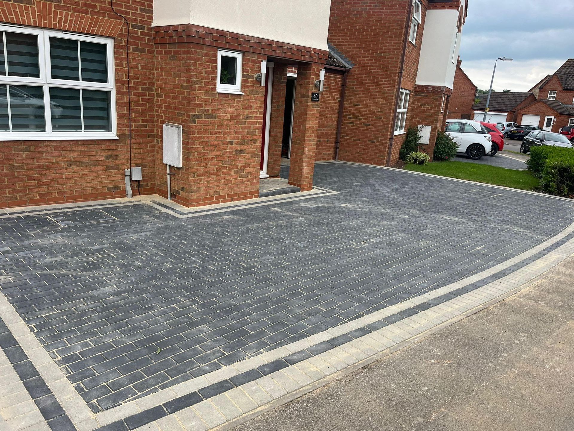 new professional Block paved driveway installation completed in St Albans