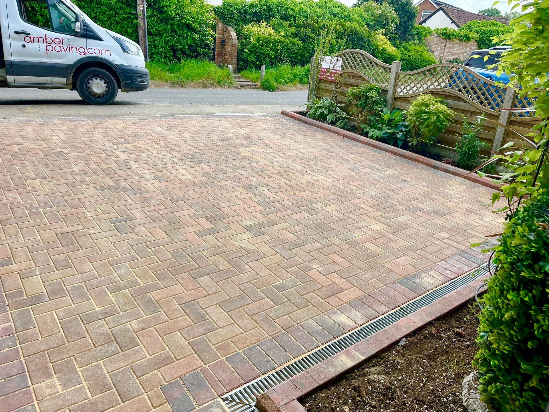 block paving driveway installation completed in Dunstable area