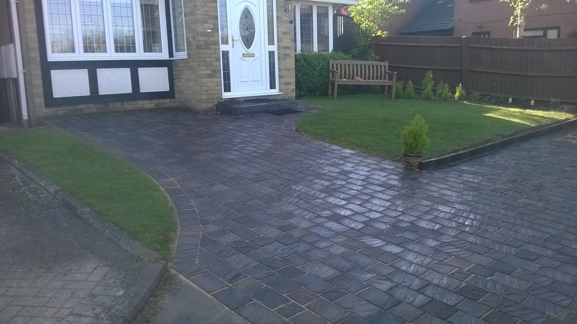 stunning driveways installed for a home