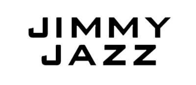 A black and white logo for jimmy jazz