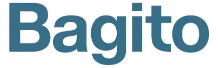 The word bagito is written in blue letters on a white background.
