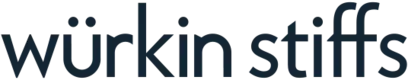 The word wurkin stiffs is on a white background