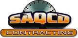 A logo for a company called saqqcd contracting