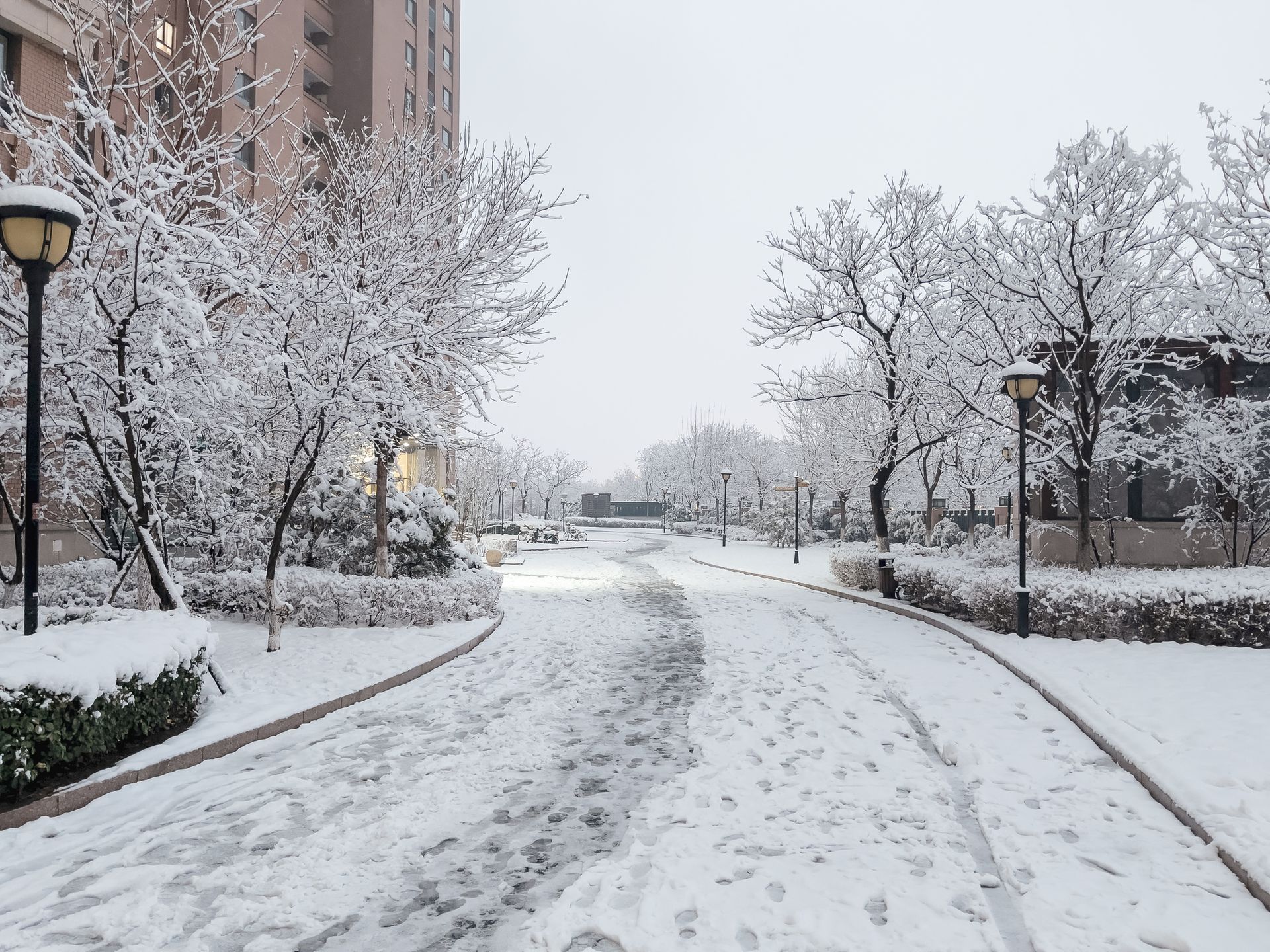 Snow Road – Michigan City, IN – JD Power Washing