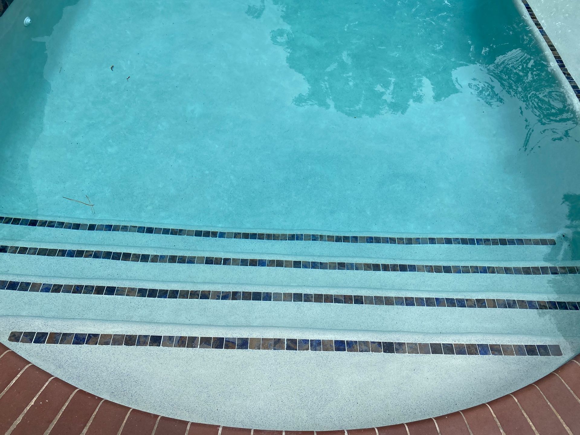 After Beautiful Blue Pool — Houston, TX — AAA Pool Plastering