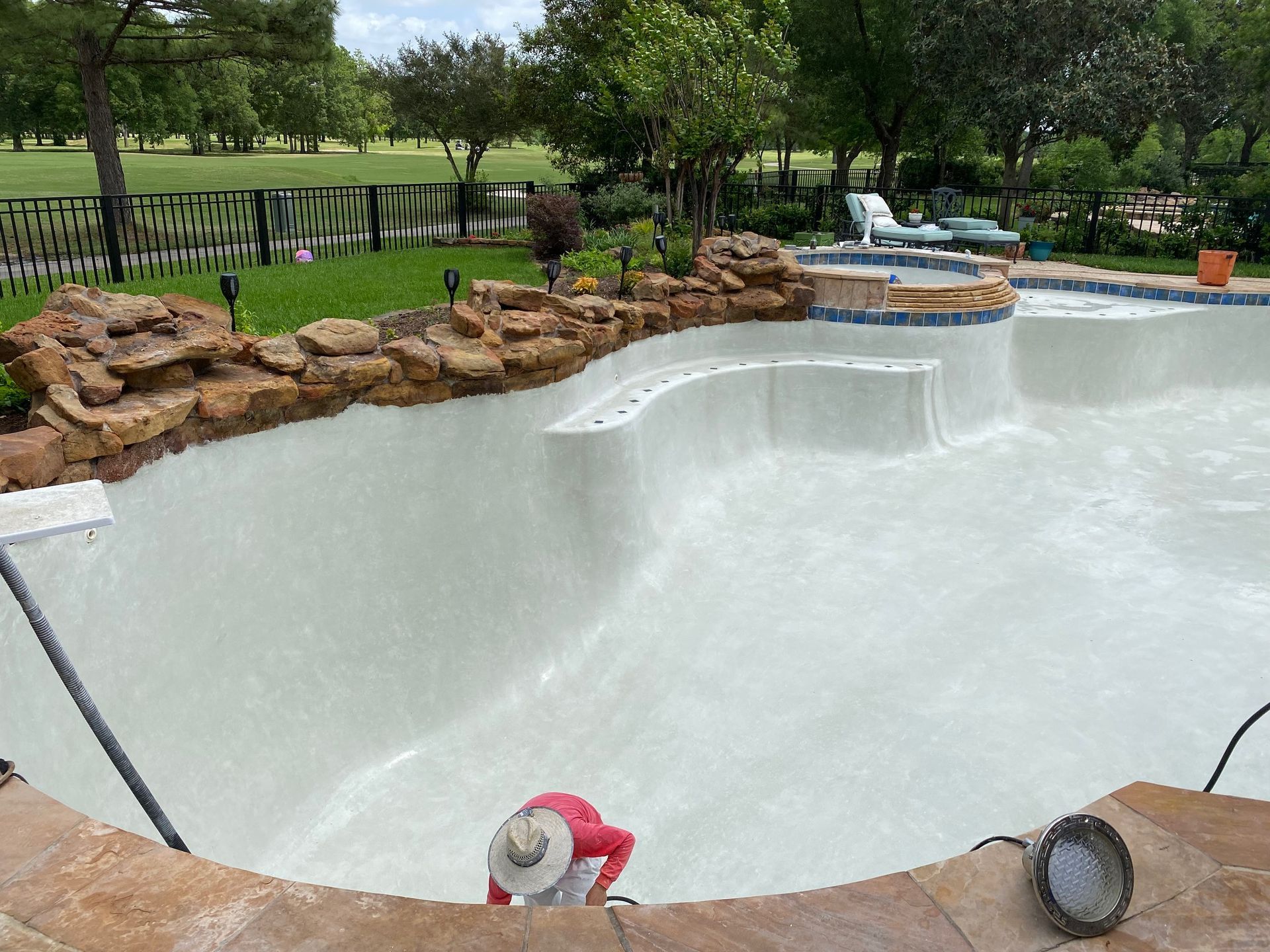 Before Cayman View — Houston, TX — AAA Pool Plastering