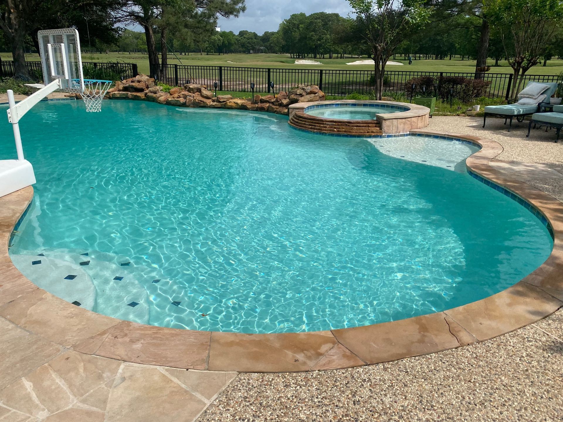 Before Cayman With Ring — Houston, TX — AAA Pool Plastering