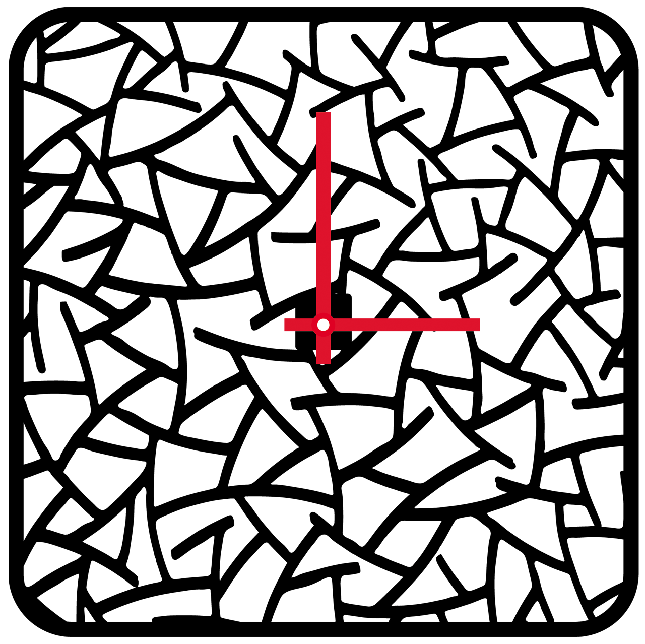 Verschillende opties trendkleuren Clair® klok