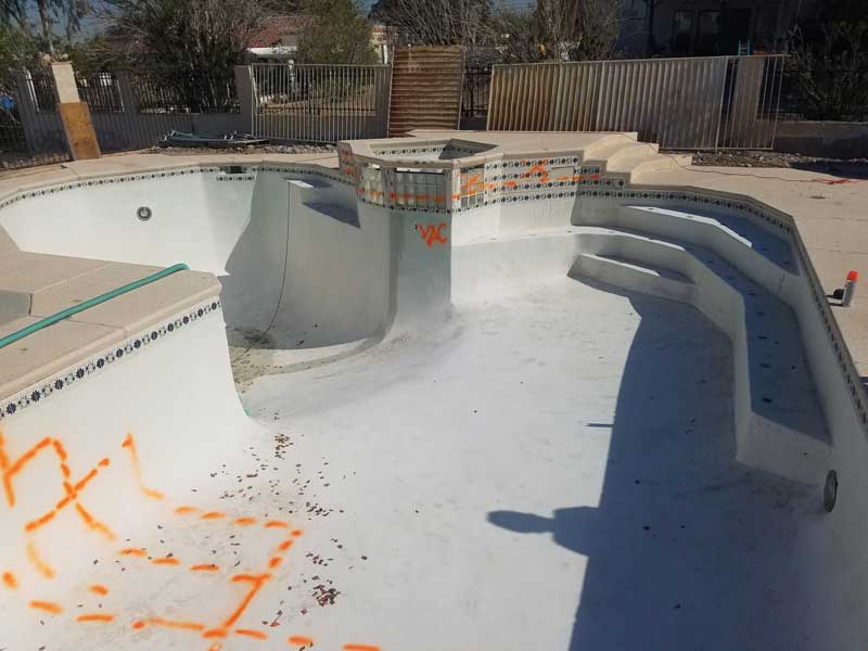 After Designing of Swimming Pool - Las Vegas, NV - Heritage Pool Plastering, Inc.
