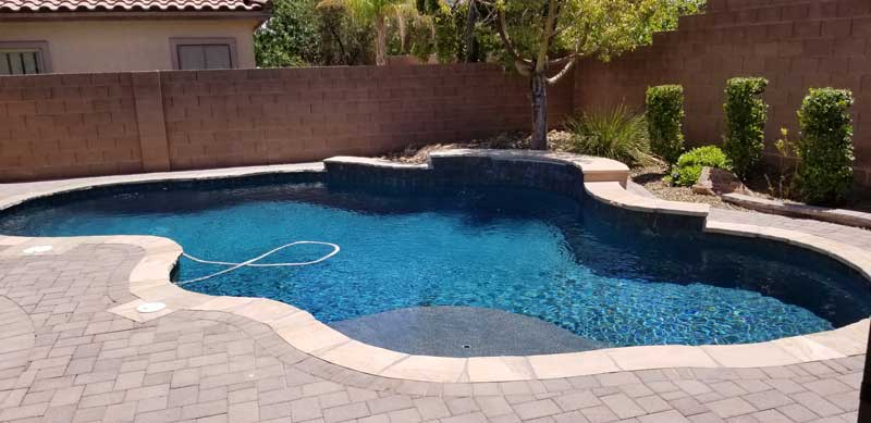 After the Swimming Pool Design Layout - Las Vegas, NV - Heritage Pool Plastering, Inc.