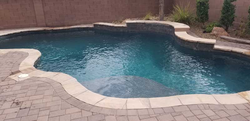 After the Pool Design Layout - Las Vegas, NV - Heritage Pool Plastering, Inc.
