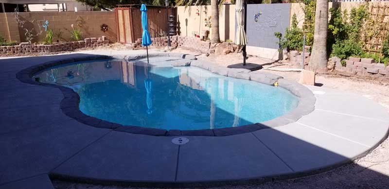 After Cleaning Pool - Las Vegas, NV - Heritage Pool Plastering, Inc.