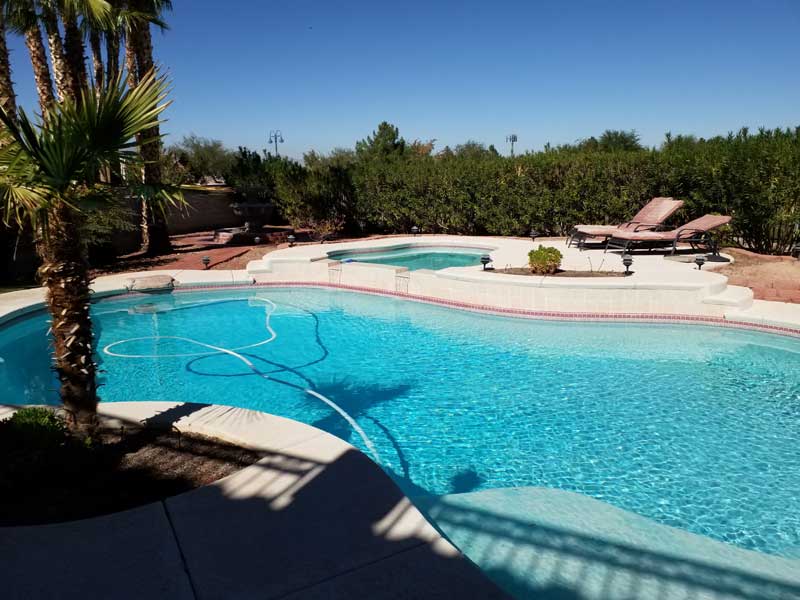 Before Swimming Pool Cleaning - Las Vegas, NV - Heritage Pool Plastering, Inc.