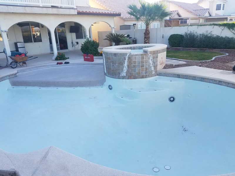 After Swimming Pool Remodeling - Las Vegas, NV - Heritage Pool Plastering, Inc.