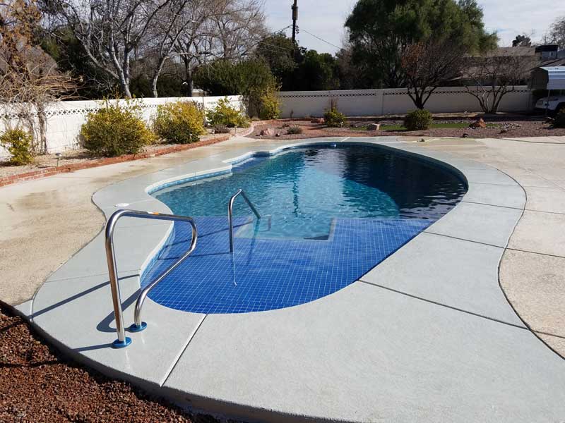 After Pool Remodeling - Las Vegas, NV - Heritage Pool Plastering, Inc.