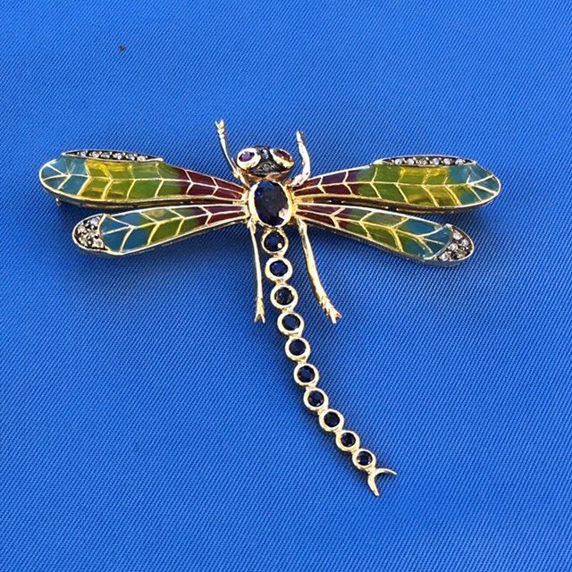 Dragonfly Brooch Set — Vintage Jewelry In Naples, FL