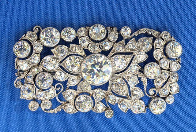 Silver And White Accessory Brooch Set — Vintage Jewelry In Naples, FL