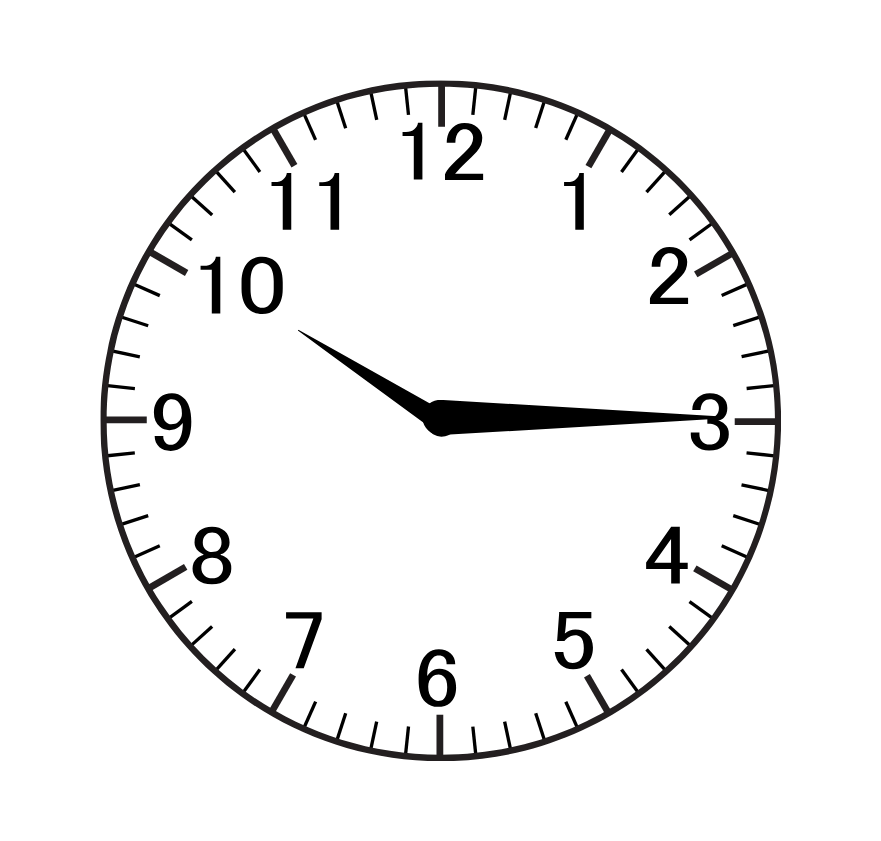 A black and white clock on a white background shows the time as 4:20. Gingerbread