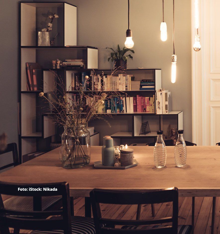 Lichtbringer. Raumgestaltung. Foto: iStock: Nikada