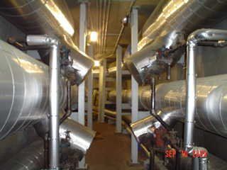 University of NC/Chapel Hill Shows Steam Tunnel Facility to Campus with Steam Trap