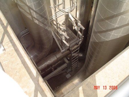 University of NC/Chapel Hill Photos Shows Top View of Steam Tunnel Facility with entrance