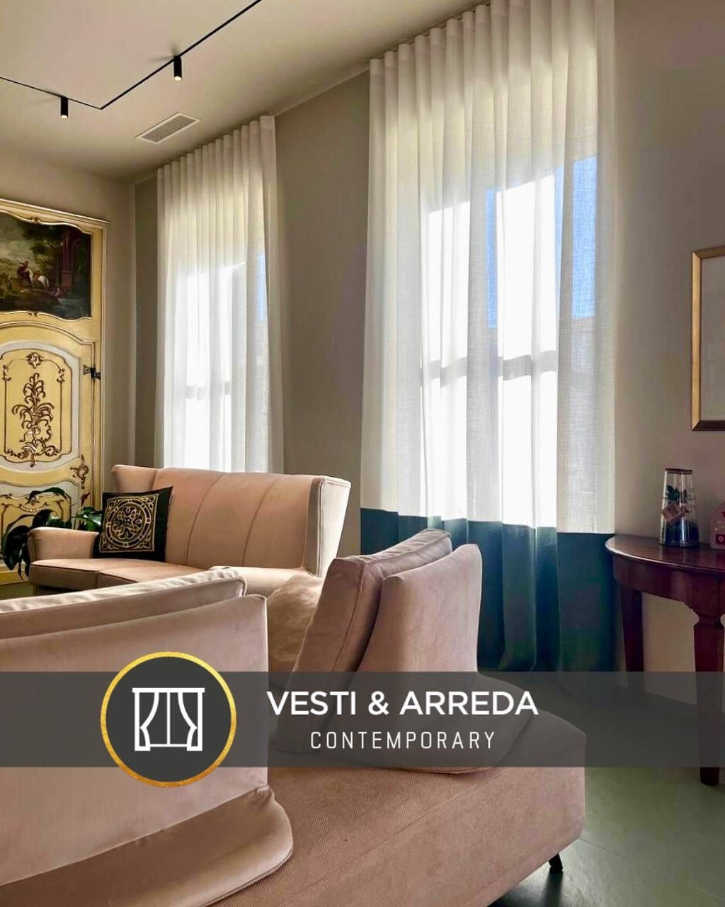 tendoni onda su misura con balza applicata