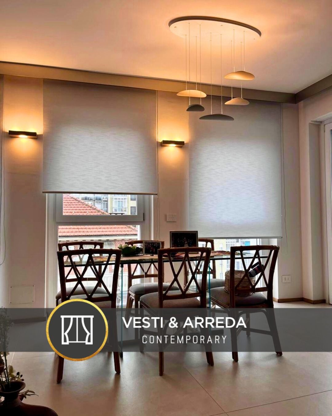 mantovana effetto alluminio con rullo filtrante