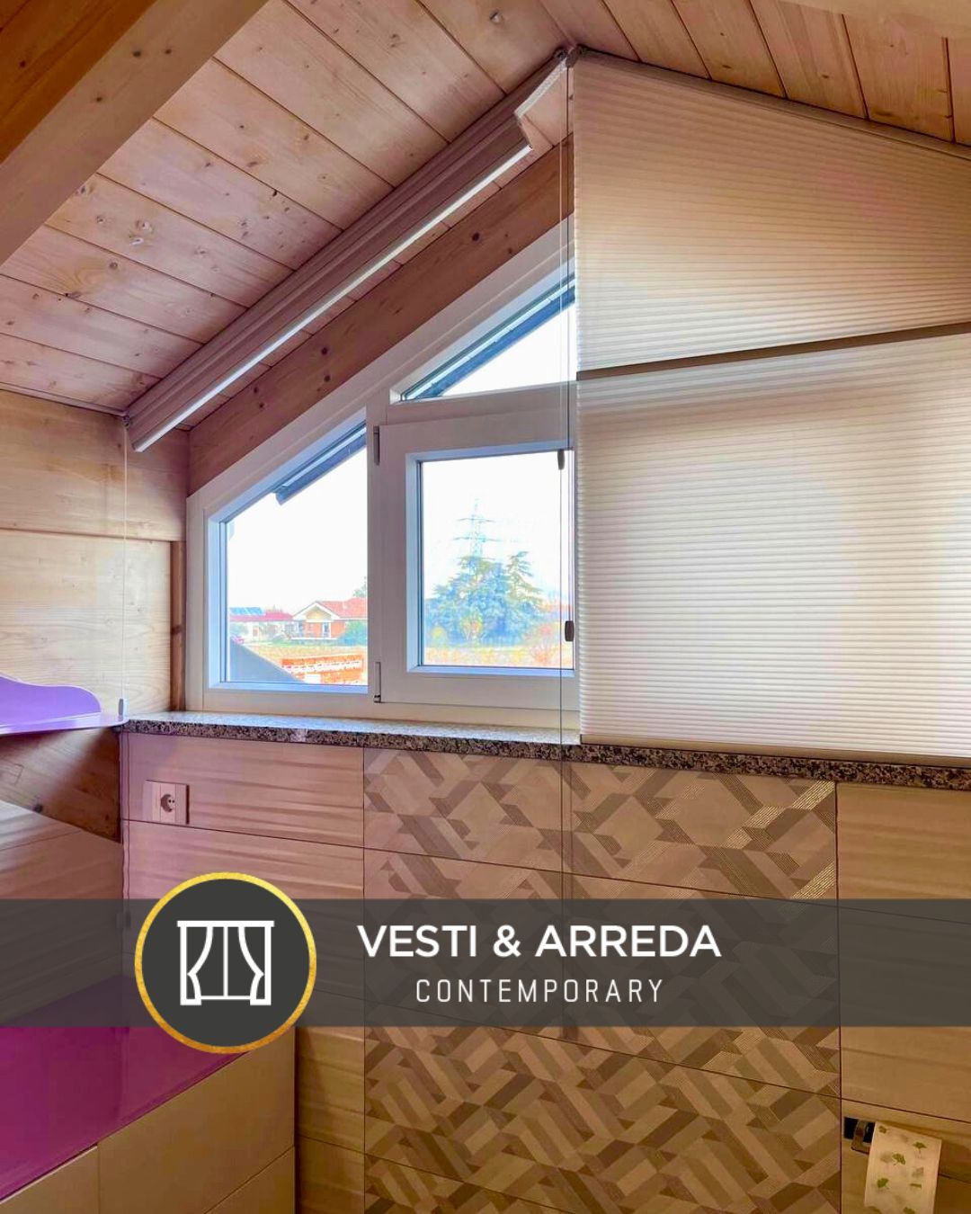 plissè duette kadeco per mansardati