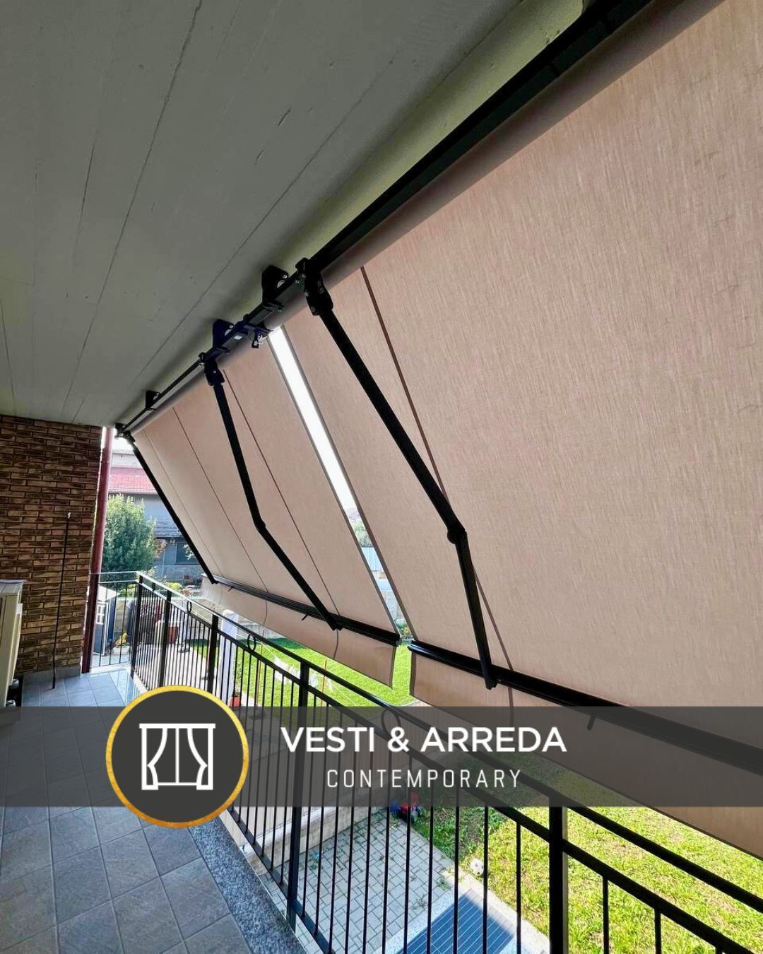 barra quadra con tessuto tempotest