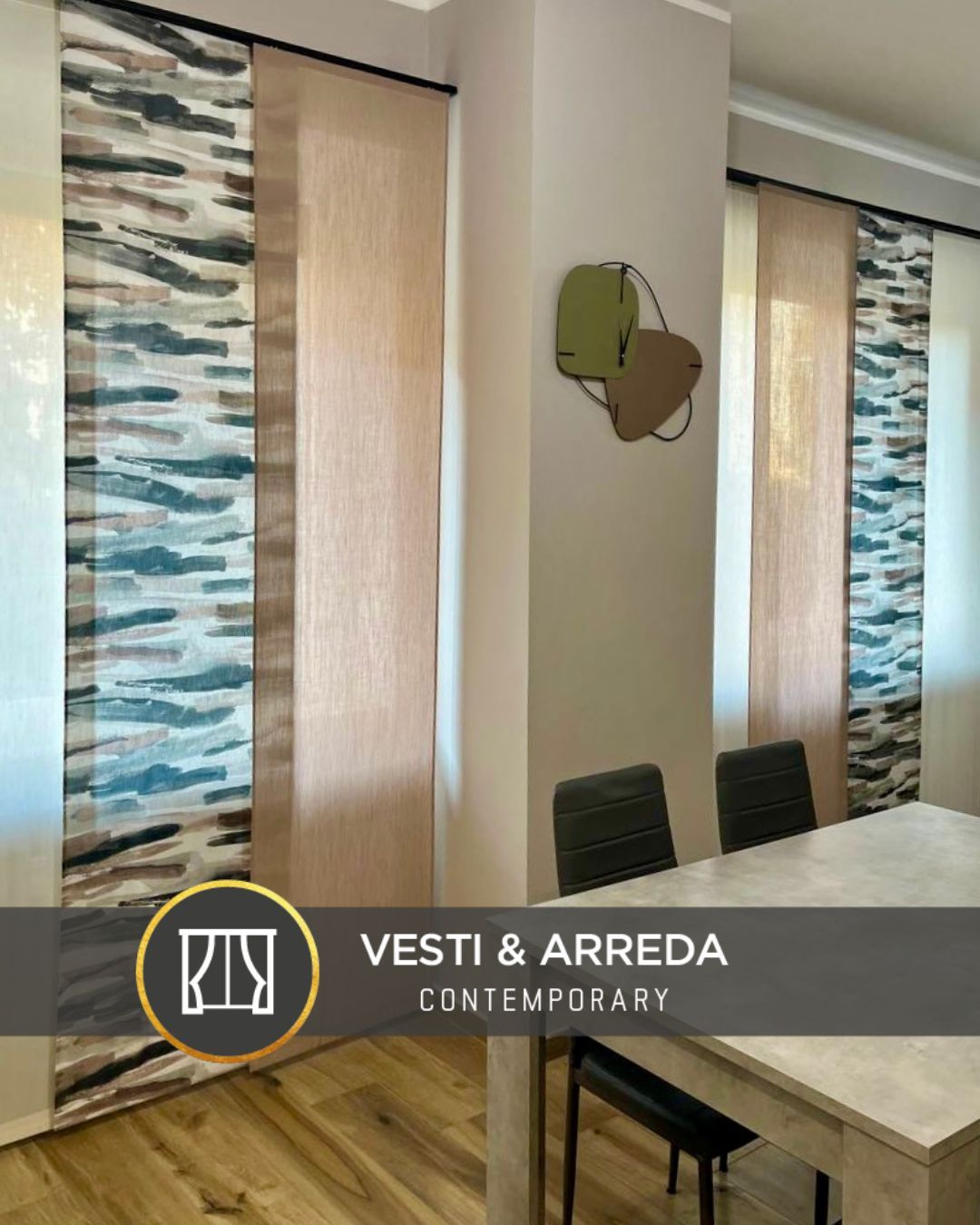 Tende a pannello decorative