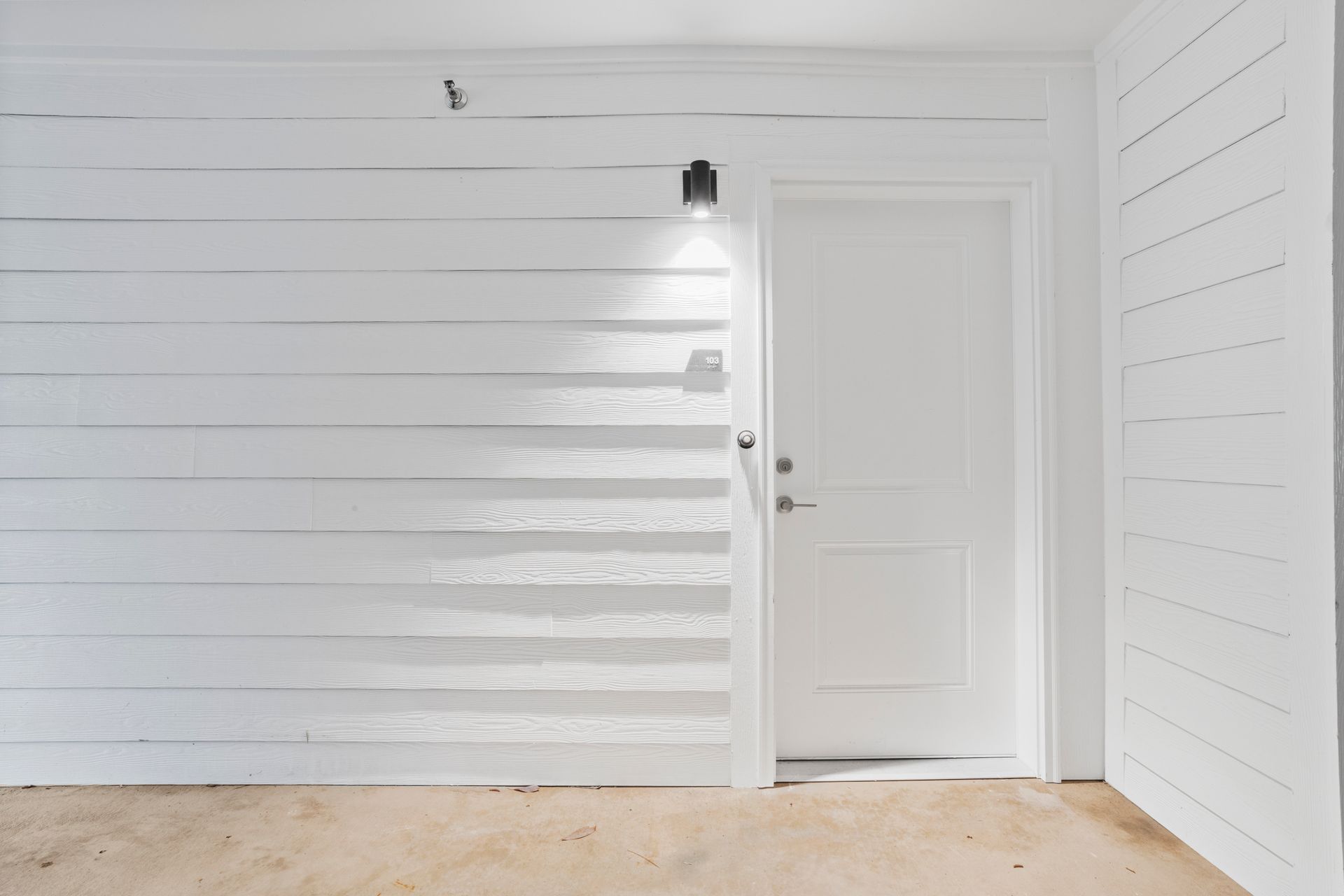 Photo of an apartment front door