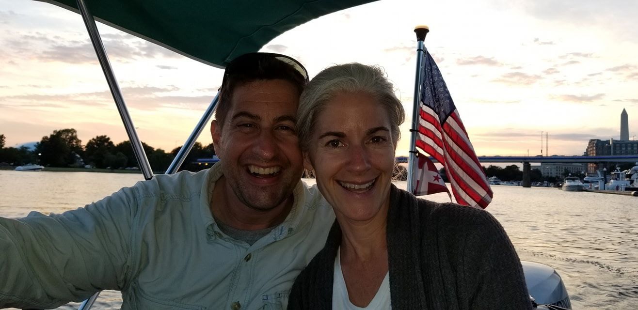 Woman and man on boat | Open houses DC