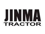 Un logotipo en blanco y negro para el tractor Jinma sobre un fondo blanco.