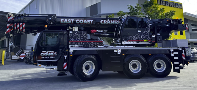 All-Terrain Crane Parked — East Coast Cranes - Gold Coast in Ormeau, QLD