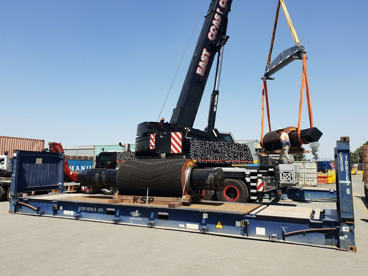 A Crane with The Word East Coast on It — East Coast Cranes in Ormeau, QLD