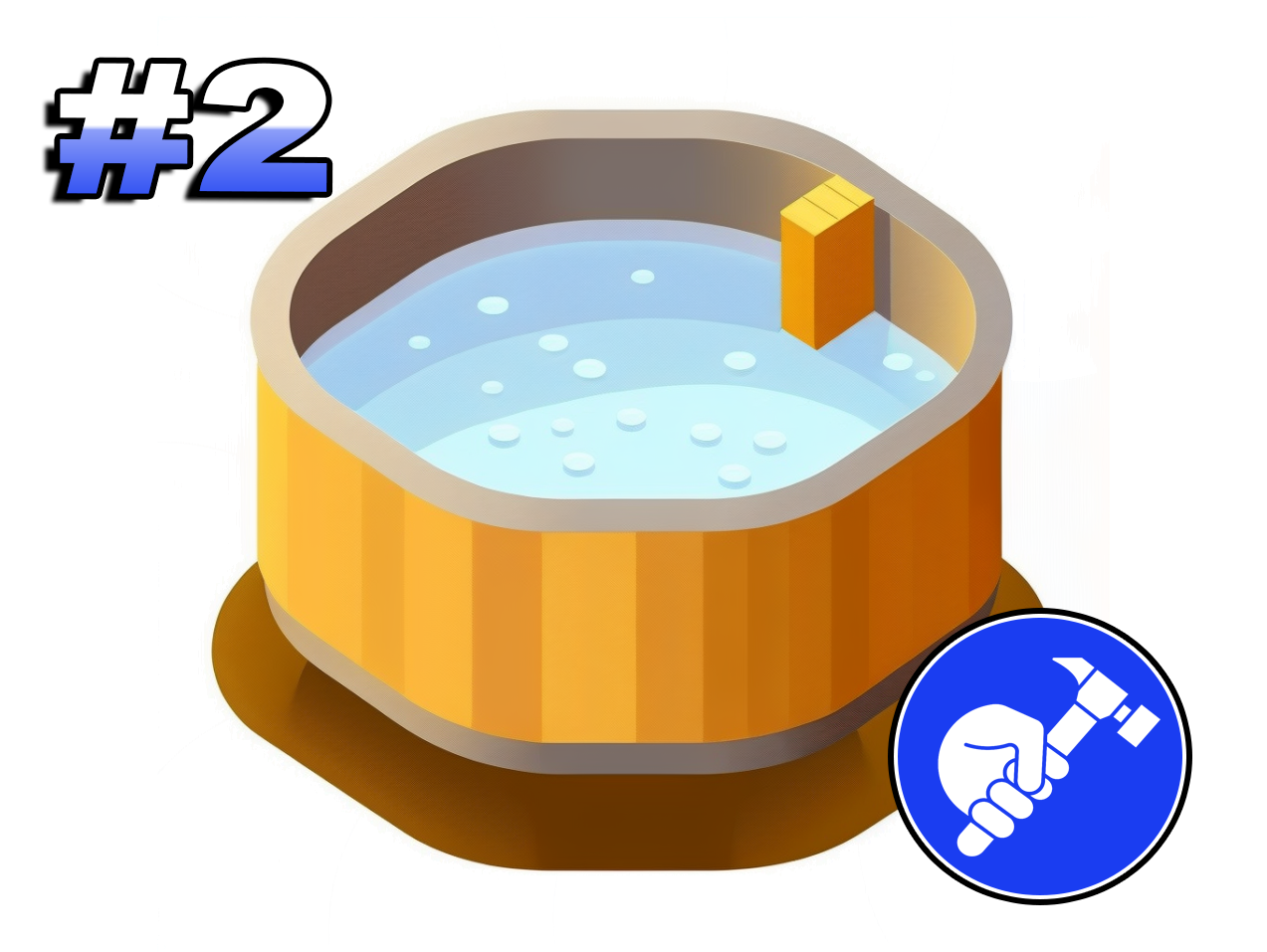 How to remove a hot tub step #2