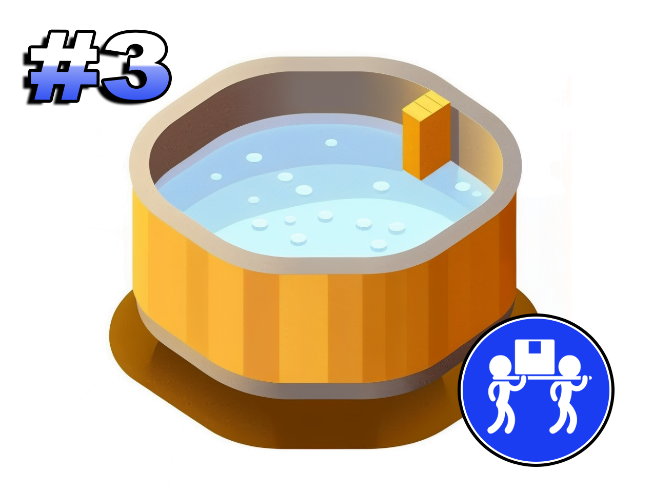 How to remove a hot tub step #3