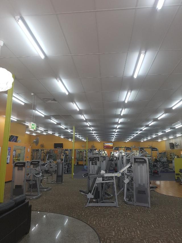 led lights in gym
