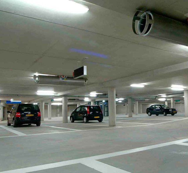 underground parking lighting