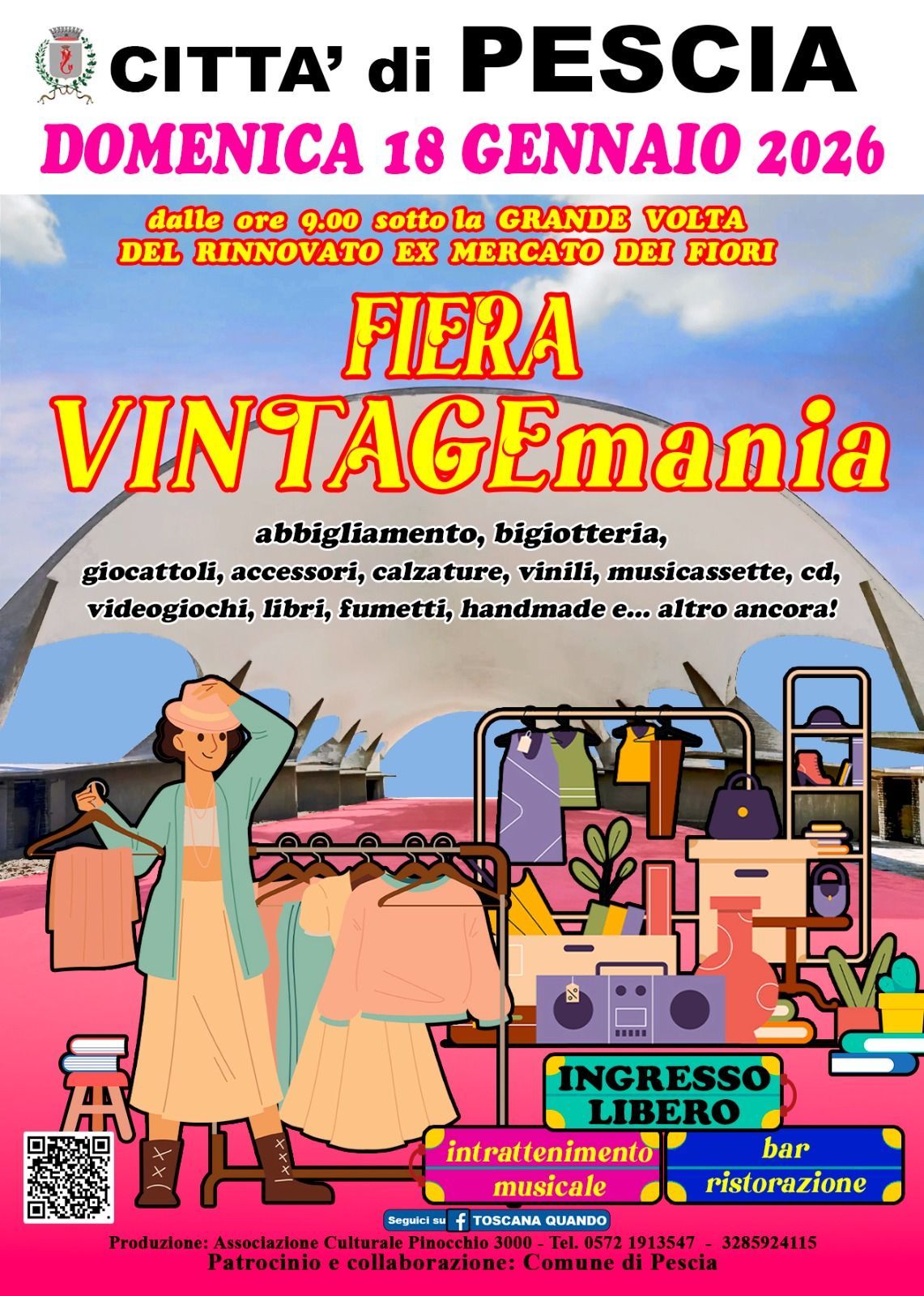 Fiera Vintagemania Pescia 18 gennaio 2026 Agriturismo I Pitti - Casa Rowe